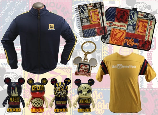 Colorful Merchandise for Walt Disney World's 40th Anniversary