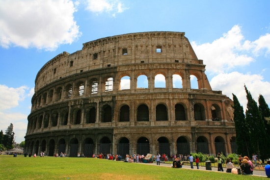 Guests sailing on Europe itineraries can visit the Colosseum in Rome.