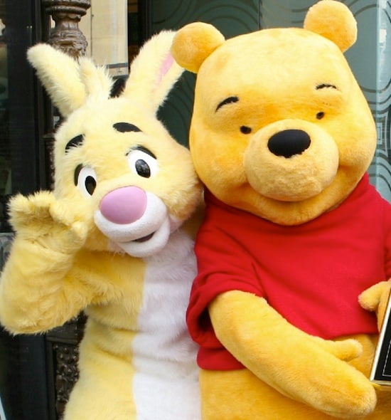 Rabbit and Winnie the Pooh