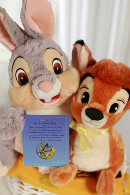 BFF Basket from Disney Floral & Gifts, Featuring Thumper and Bambi