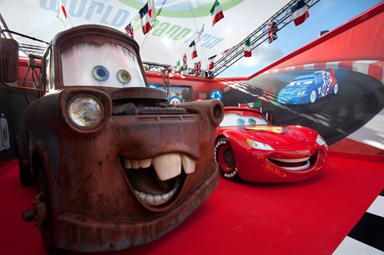 Mater and Lightning McQueen at Disney California Adventure Park