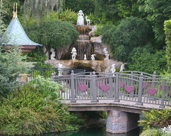 Snow White Grotto at Disneyland Park