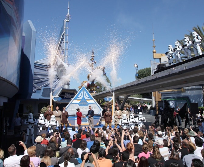 Star Tours Opening Ceremony at Disneyland Park