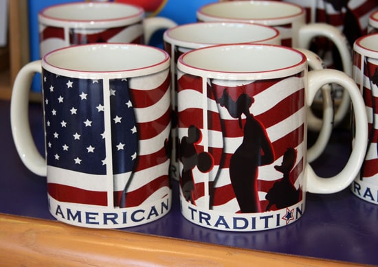 Americana-themed Coffee Mugs from World of Disney at Downtown Disney Marketplace
