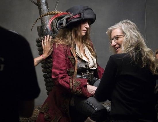 Behind the Scenes with Patti Smith and Annie Leibovitz at a Pirates-inspired Disney Dream Portrait Photoshoot