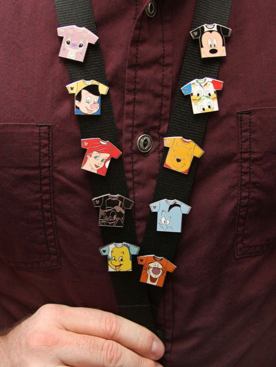 Hidden Mickey Tee-Shirt Pins Coming to Disney Parks