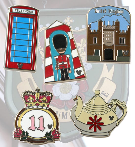 Hidden Mickey United Kingdom Pins Coming to Disney Parks