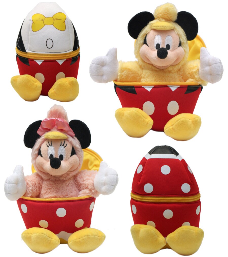 Mickey and Minnie Egg Plush