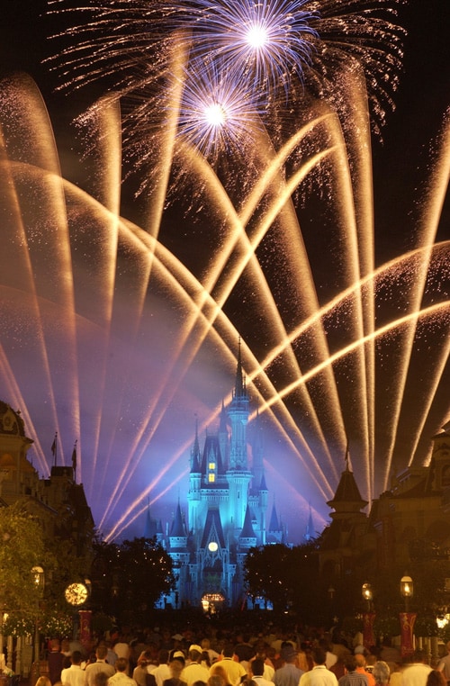 Wishes Nighttime Spectacular Fireworks Show at Magic Kingdom Park