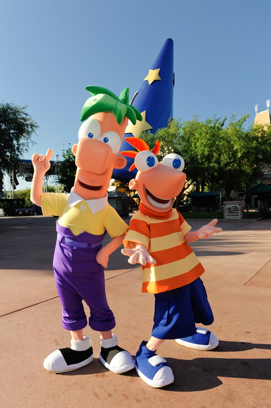 Disney Channel Duo Phineas and Ferb at Disney's Hollywood Studios