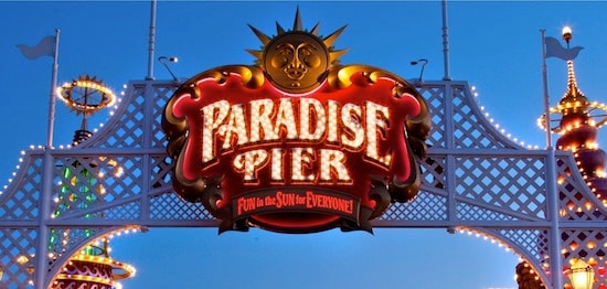 Paradise Pier at Disney California Adventure Park