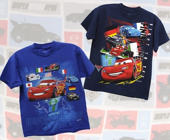 'Cars 2' Youth Shirts for Disney Parks