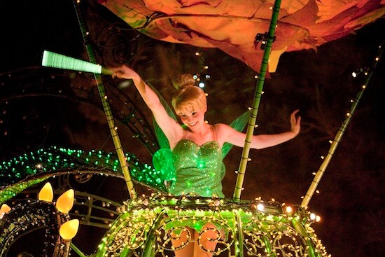 Tinker Bell in the Main Street Electrical Parade