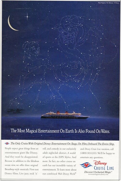 Vintage Disney Cruise Line Ad