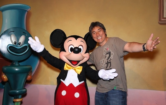 Former Apple Chief Evangelist and Co-Founder of Alltop.com, Guy Kawasaki with Mickey Mouse
