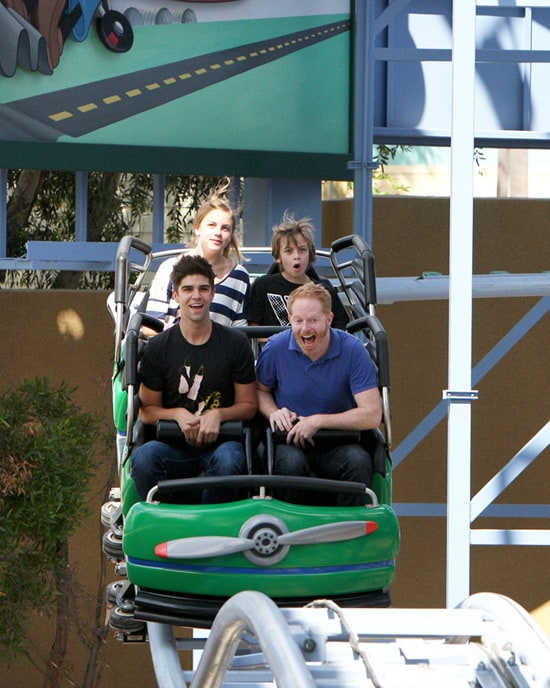 'Modern Family' Star Jesse Tyler Ferguson Visits Disney California Adventure Park