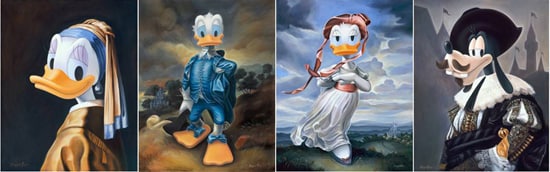 Renaissance-inspired Disney Character Portraits by Former Walt Disney Imagineer Maggie Parr