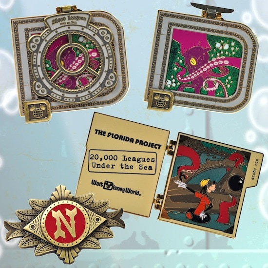 20,000 Leagues Under the Sea Pins Coming Soon to Disney Parks