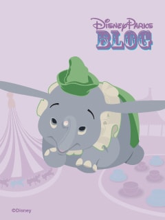 Dumbo the Flying Elephant iPhone/Android Wallpaper