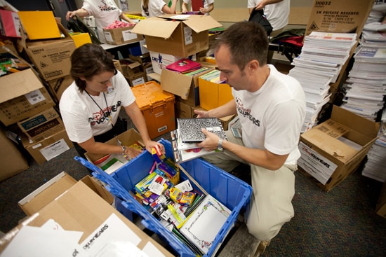 Disney VoluntEARS Give Students Back-to-School Support