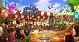 Storybook Circus will be the new home to Dumbo the Flying Elephant, which will double in size and feature an interactive queue.