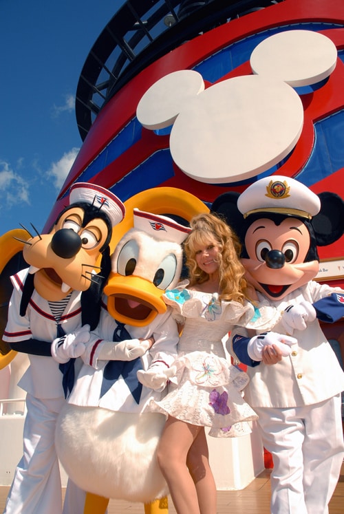 Charo Surprises Guests on the Disney Magic