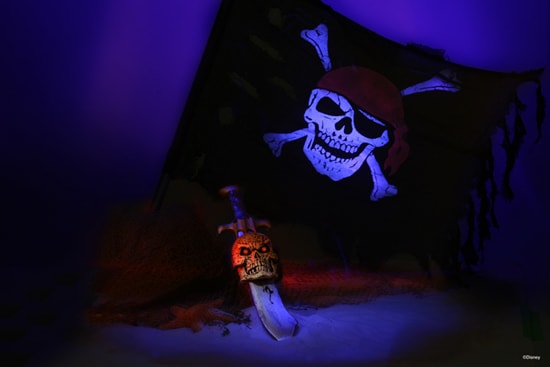 A Jolly Roger and a Great Sword, Attached to an Adjustable Sash