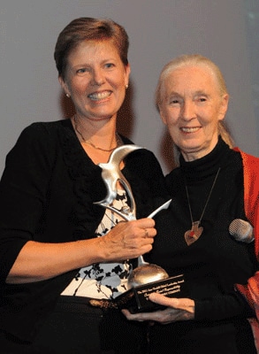 Jane Goodall Global Leadership Award Presented to Disney for Protecting Wildlife and Nature