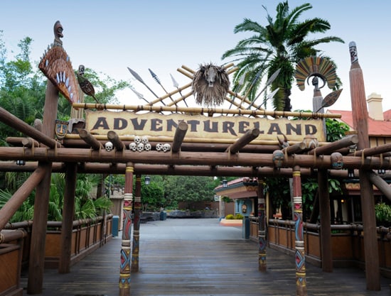 Adventureland Sign at Magic Kingdom Park at the Walt Disney World Resort