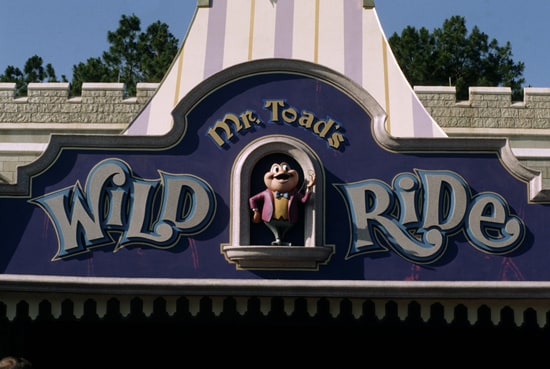 Mr. Toad’s Wild Ride from 1971 at Magic Kingdom Park