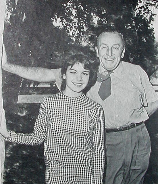 Annette and Walt Disney