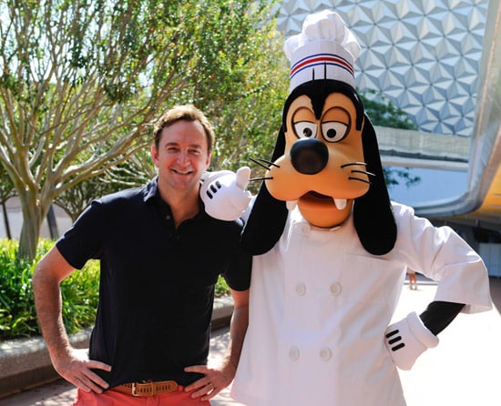 ‘The Chew’ Co-Host Clinton Kelly with Goofy at Epcot
