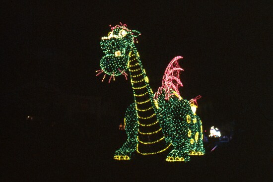 Elliot from ‘Pete’s Dragon’ Makes His Debut at the Main Street Electrical Parade at Walt Disney World
