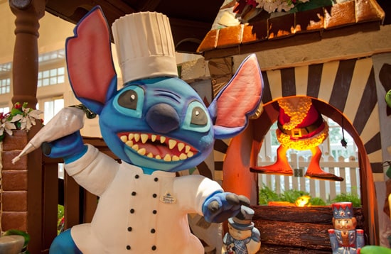 Stitch Gets In on Gingerbread Fun