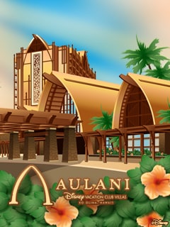 iPhone/Android Wallpaper Featuring Aulani, Disney Vacation Club Villas, Ko Olina, Hawai‘i