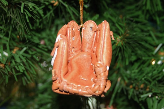 Have You Seen This Baseball Glove Ornament at Disney Parks?