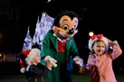 Mickey Mouse Having Holiday Fun at Walt Disney World Resort