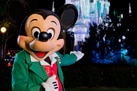 Mickey Mouse Enjoying the Holidays at Walt Disney World Resort