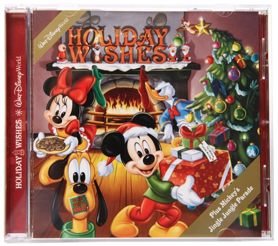 Walt Disney World Holiday Wishes CD, the Soundtrack from the Holiday Wishes Fireworks Spectacular at Magic Kingdom Park and Mickey’s Jingle Jungle Parade at Disney’s Animal Kingdom Park