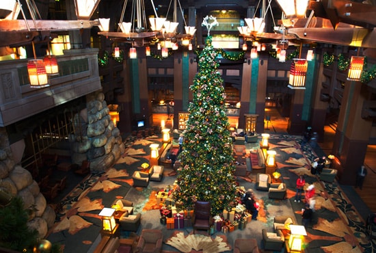 Disney's Grand Californian Hotel & Spa at Disneyland Resort Celebrates the Holidays with a Larger-than-life Christmas Tree