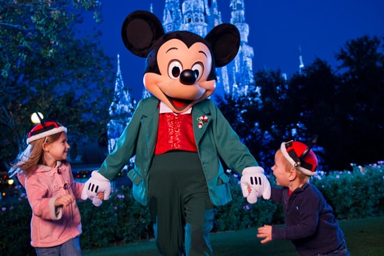 Mickey Mouse Celebrates the Holidays at Walt Disney World Resort
