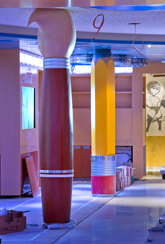 Animator’s Palate Restaurant, Home to the New ‘Animation Magic’ Show Aboard the Disney Fantasy
