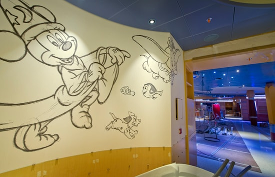 Animator’s Palate Restaurant, Home to the New ‘Animation Magic’ Show Aboard the Disney Fantasy