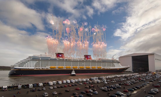 Disney Cruise Line Celebrates the Disney Fantasy 'Float Out' at Meyer Werft Shipyard in Germany