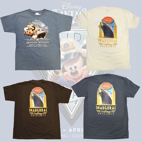 Tee-Shirts Available for Pre-Sell for Guests Sailing on the Maiden Voyage of the Disney Fantasy