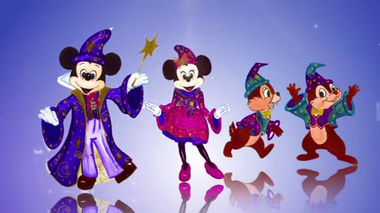 Mickey, Minnie and Some of Your Favorite Disney Characters in Redesigned Costumes for the New Disney Magic on Parade at Disneyland Paris