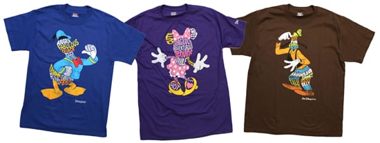 Word Character T-Shirts Arriving this Spring at Disney Parks