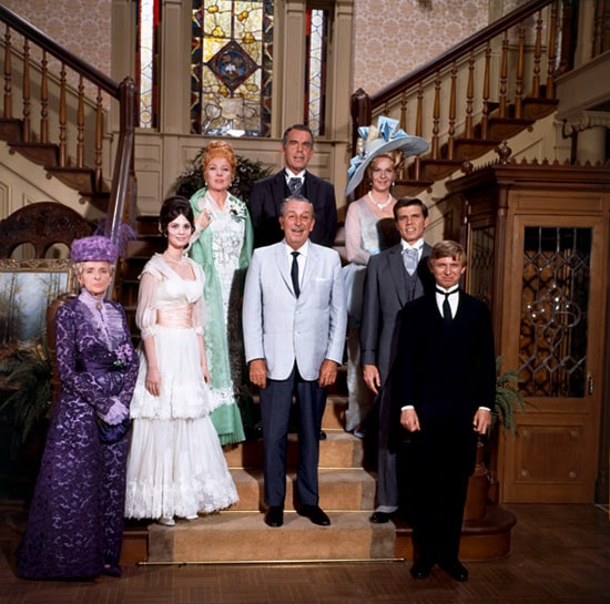 The Cast of 'The Happiest Millionaire' with Walt Disney
