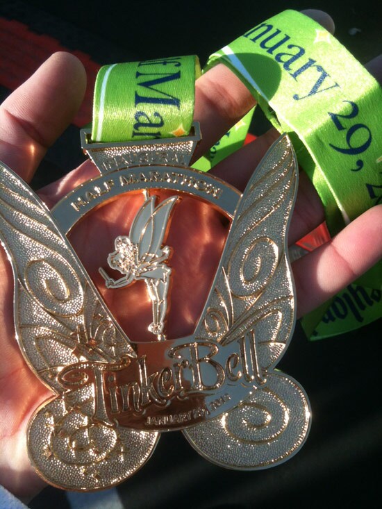 New Medal for the Inaugural Tinker Bell Half Marathon at the Disneyland Resort