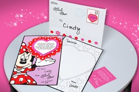 A Personalized Valentine for Minnie Mouse